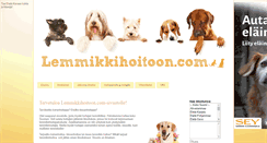 Desktop Screenshot of lemmikkihoitoon.com