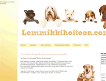 Tablet Screenshot of lemmikkihoitoon.com